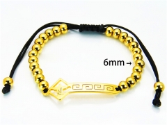 HY Wholesale Rosary Bracelets Stainless Steel 316L-HY76B0813NZ