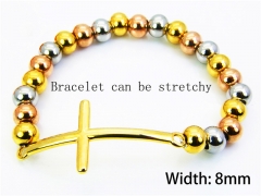 HY Wholesale Rosary Bracelets Stainless Steel 316L-HY76B0248NZ