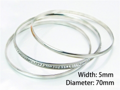 HY Jewelry Wholesale Stainless Steel 316L Bangle (Merger)-HY58B0135HGG