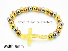 HY Wholesale Rosary Bracelets Stainless Steel 316L-HY76B0501MLR