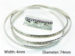 HY Jewelry Wholesale Stainless Steel 316L Bangle (Popular)-HY81B0132HSS