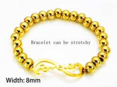 HY Wholesale Rosary Bracelets Stainless Steel 316L-HY76B0471MLX