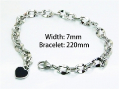 Stainless Steel 316L Bracelets (Steel Color)-HY81B0656MW