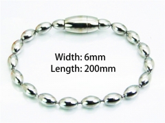 HY Wholesale Stainless Steel 316L Bracelets (Steel Color)-HY81B0663PT
