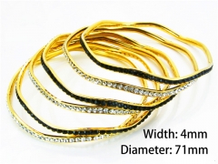 HY Jewelry Wholesale Stainless Steel 316L Bangle (Merger)-HY58B0125HIW