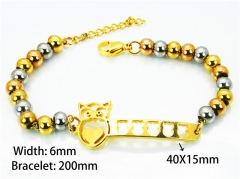 HY Wholesale Rosary Bracelets Stainless Steel 316L-HY76B0330NZ