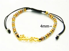 HY Wholesale Rosary Bracelets Stainless Steel 316L-HY76B1058MLY