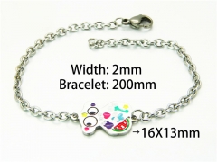 HY Wholesale Stainless Steel 316L Bracelets (Steel Color)-HY90B0107HIQ