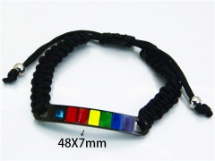 HY Wholesale Stainless Steel 316L Bracelets (Steel Color)-HY55B0679OE