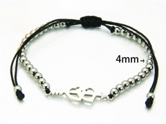 HY Wholesale Rosary Bracelets Stainless Steel 316L-HY76B0834LE