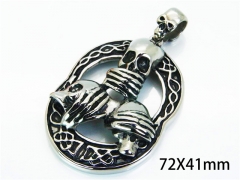 HY Jewelry Wholesale Pendants (Skull Style)-HY22P0654HIF