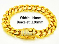HY Stainless Steel Bracelets (Good Quality)-HY18B0702LLB