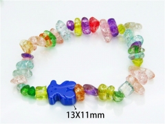 HY Stainless Steel Bracelets (Colorful)-HY64B1191HJS