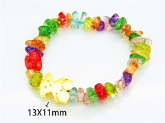 HY Stainless Steel Bracelets (Colorful)-HY64B1190HJW
