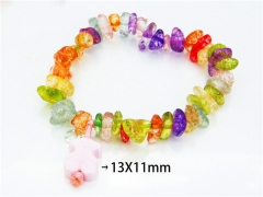 HY Stainless Steel Bracelets (Colorful)-HY64B1193HJQ