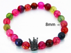 HY Stainless Steel Bracelets (Colorful)-HY35B0628HJS