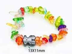 HY Stainless Steel Bracelets (Colorful)-HY64B1192HJW