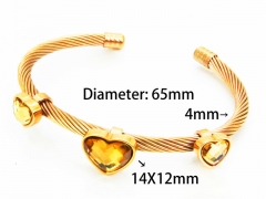 HY Wholesale Bangle (Steel Wire)-HY64B1258HLD