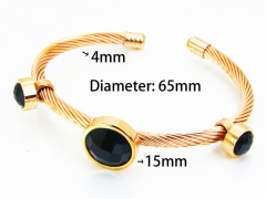 HY Wholesale Bangle (Steel Wire)-HY64B1252HLR
