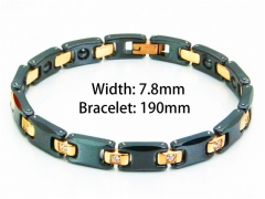 HY Wholesale Bracelets S. Steel + Ceramic)-HY36B0127KLZ