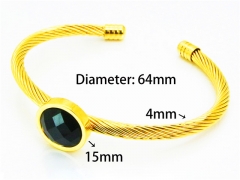 HY Wholesale Bangle (Steel Wire)-HY64B1239HIT