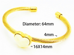 HY Wholesale Bangle (Steel Wire)-HY64B1244HIW