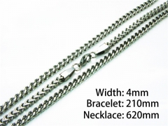 HY61S0348HILHY Wholesale Necklaces Bracelets (Steel Color)-