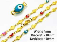 HY Jewelry Necklaces and Bracelets Sets-HY39S0682PU