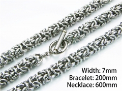 HY61S0290JKZHY Wholesale Necklaces Bracelets (Steel Color)-