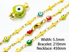 HY Jewelry Necklaces and Bracelets Sets-HY39S0667PA