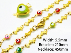 HY Jewelry Necklaces and Bracelets Sets-HY39S0671PW