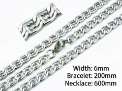 HY61S0318MLHY Wholesale Necklaces Bracelets (Steel Color)-
