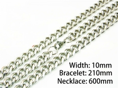 HY61S0421MWHY Wholesale Necklaces Bracelets (Steel Color)-