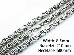 HY61S0384IILHY Wholesale Necklaces Bracelets (Steel Color)-