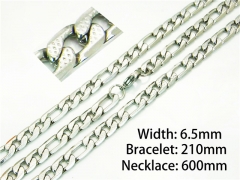 HY61S0434NEHY Wholesale Necklaces Bracelets (Steel Color)-