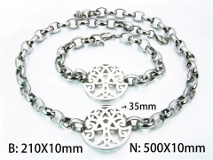HY61S0298HKZHY Wholesale Necklaces Bracelets (Steel Color)-