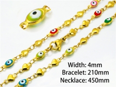 HY Jewelry Necklaces and Bracelets Sets-HY39S0678PR