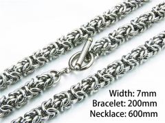 HY61S0289KZZHY Wholesale Necklaces Bracelets (Steel Color)-