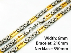 HY Wholesale Necklaces Bracelets Sets (Two Tone)-HY08S0111IMT