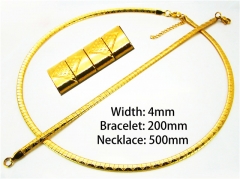 HY Wholesale Necklaces Bracelets Sets (Snake Style)-HY61S0398HIQ