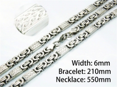 HY08S0120IHGHY Wholesale Necklaces Bracelets (Steel Color)-