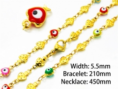 HY Jewelry Necklaces and Bracelets Sets-HY39S0683PB