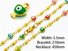 HY Jewelry Necklaces and Bracelets Sets-HY39S0675PV