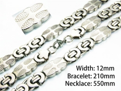 HY08S0129ILEHY Wholesale Necklaces Bracelets (Steel Color)-