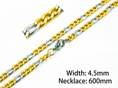 HY Stainless Steel 316L Figaro Chains-HY61N0434KI