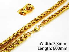 HY Stainless Steel 316L Wheat Chains-HY40N0618HIA