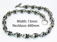 HY Stainless Steel 316L Casting Necklaces-HY18N0157HJF