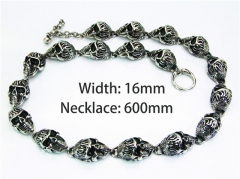 HY Stainless Steel 316L Casting Necklaces-HY18N0156HJE