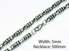 HY Stainless Steel 316L Casting Necklaces-HY18N0152NOQ