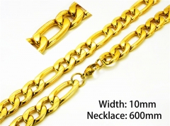 HY Stainless Steel 316L Figaro Chains-HY61N0540HJC